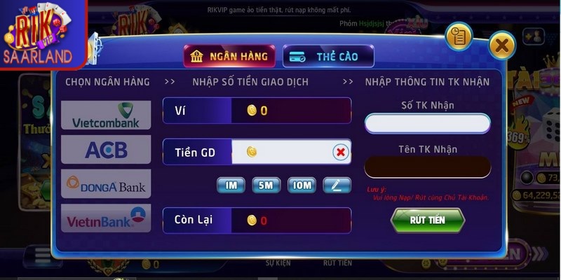 Thao tác đổi thưởng an toàn, nhanh trong một nốt nhạc